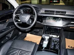 2023 Audi A8L 50 TFSI quattro, чёрный — фото 33
