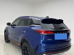 2022 Geely Atlas 1.8T DCT Smart, синий — фото 8