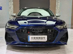2020 Audi A7 45 TFSI, синий — фото 2