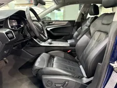2020 Audi A7 45 TFSI, синий — фото 4