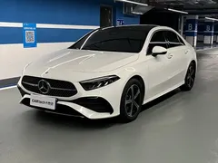 2023 Mercedes-Benz A-Class A 200 L, белый — фото 1