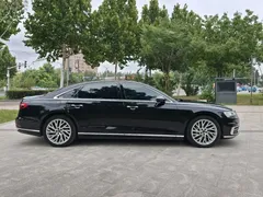 2022 Audi A8L 50 TFSI quattro, чёрный — фото 6