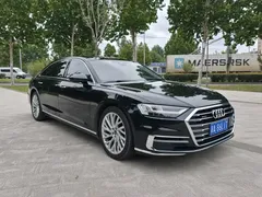 2022 Audi A8L 50 TFSI quattro, чёрный — фото 7