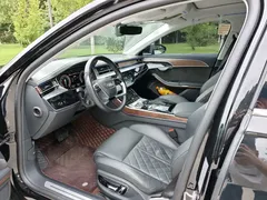 2022 Audi A8L 50 TFSI quattro, чёрный — фото 8