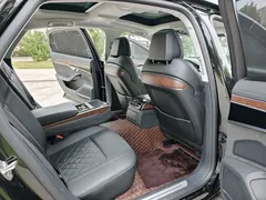 2022 Audi A8L 50 TFSI quattro, чёрный — фото 11