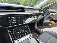 2022 Audi A8L 50 TFSI quattro, чёрный — фото 16