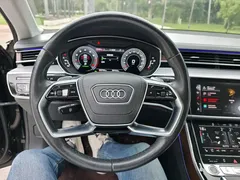 2022 Audi A8L 50 TFSI quattro, чёрный — фото 18