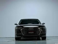 2022 Audi A8L 50 TFSI quattro, чёрный — фото 3