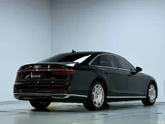2022 Audi A8L 50 TFSI quattro, чёрный — фото 17
