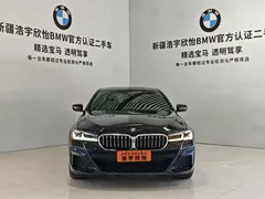 2021 BMW 5 Series 5 530Li M, чёрный — фото 2