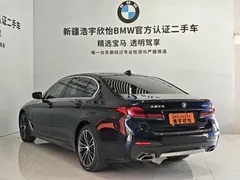 2021 BMW 5 Series 5 530Li M, чёрный — фото 4