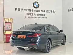 2021 BMW 5 Series 5 530Li M, чёрный — фото 6