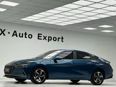 2022 Hyundai Elantra 1.5L CVT GLX Elite, синий — фото 5
