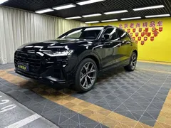 2019 Audi Q8 55 TFSI, чёрный — фото 1
