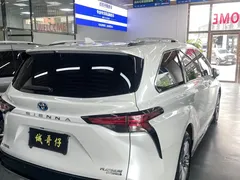 2021 Toyota Sienna 2.5L Hybrid Ultimate, белый — фото 9
