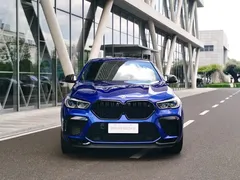 2022 BMW X6 M, синий — фото 2