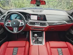2022 BMW X6 M, синий — фото 12