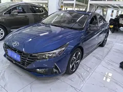 2022 Hyundai Elantra 1.5L CVT GLX Elite, синий — фото 1