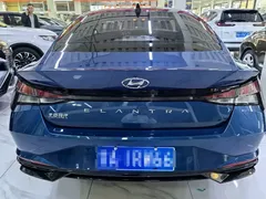2022 Hyundai Elantra 1.5L CVT GLX Elite, синий — фото 5