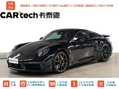 2022 Porsche 911 Turbo S 3.7T, чёрный — фото 1