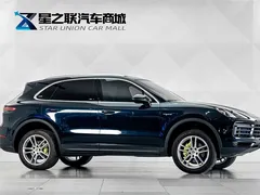2021 Porsche Cayenne E-Hybrid 2.0T PHEV, синий — фото 5