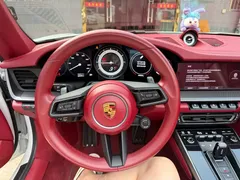 2022 Porsche 911 Carrera 4 Cabriolet 3.0T, белый — фото 8