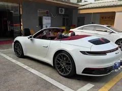 2022 Porsche 911 Carrera 4 Cabriolet 3.0T, белый — фото 9