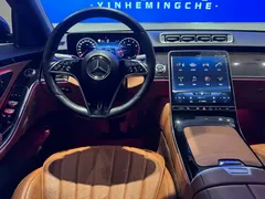 2021 Mercedes-Benz S-Class S 400 L, чёрный — фото 13