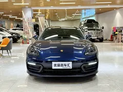 2021 Porsche Panamera 2.9T, синий — фото 2