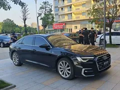2023 Audi A6L 45 TFSI, чёрный — фото 2