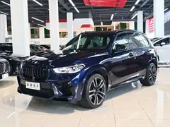 2022 BMW X5 M, синий — фото 5