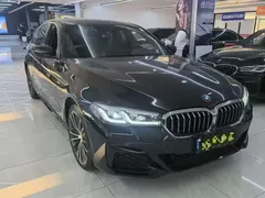 2021 BMW 5 Series 530Li Leading M Sport Package, чёрный — фото 1