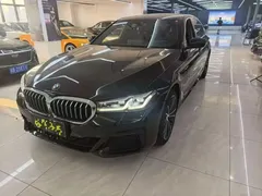 2021 BMW 5 Series 530Li Leading M Sport Package, чёрный — фото 2