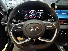 2021 Hyundai Elantra 1.5L CVT LUX Premium, синий — фото 7
