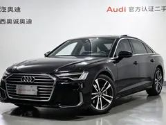 2021 Audi A6L 40 TFSI, чёрный — фото 1