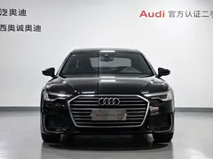 2021 Audi A6L 40 TFSI, чёрный — фото 2