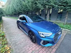 2022 Audi A3 Sportback 35 TFSI, синий — фото 3