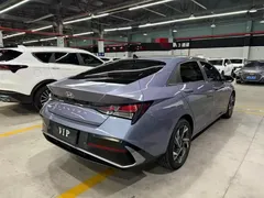 2023 Hyundai Elantra 1.5L CVT GLX Elite, синий — фото 9