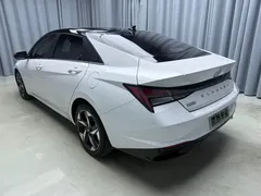 2022 Hyundai Elantra 1.5L CVT LUX Premium, белый — фото 6