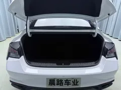 2022 Hyundai Elantra 1.5L CVT LUX Premium, белый — фото 9