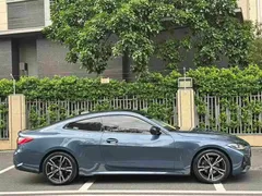 2022 BMW 4 Series 4 425i M, синий — фото 4