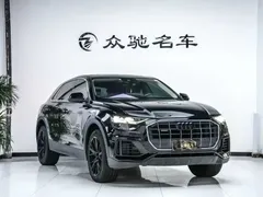 2021 Audi Q8 55 TFSI, чёрный — фото 3