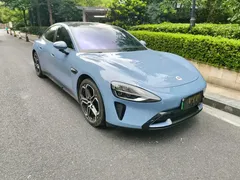 2024 Xiaomi SU7 RWD Long Range Smart Driving, синий — фото 3