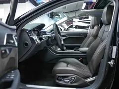 2021 Audi A8L 50 TFSI quattro, чёрный — фото 4