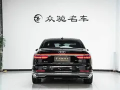 2021 Audi A8L 50 TFSI quattro, чёрный — фото 10
