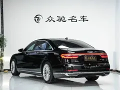 2021 Audi A8L 50 TFSI quattro, чёрный — фото 11