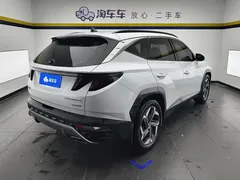 2023 Hyundai Tucson L 1.5T AT 2WD LUX Premium, белый — фото 3