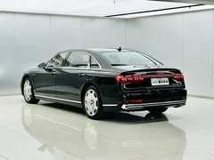 2022 Audi A8L Horch, чёрный — фото 5
