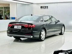 2022 Audi A8L Horch, чёрный — фото 7