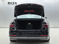2022 Audi A8L Horch, чёрный — фото 8